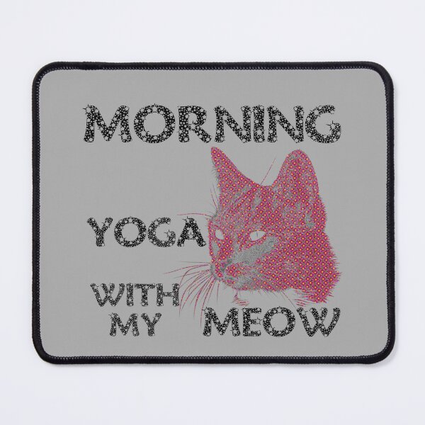 Item preview, Morning Yoga With My Meow designed and sold by TeesFashion.