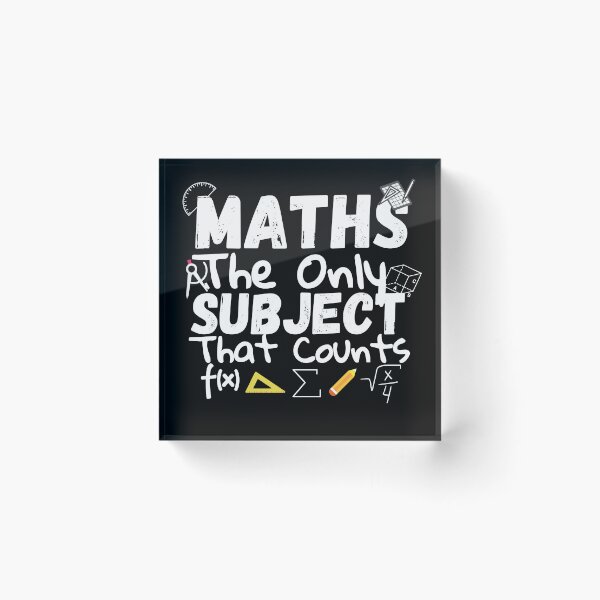 Item preview, Math The Only Subject That Counts designed and sold by ronaldsonou.