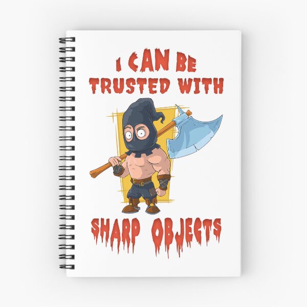Item preview, I Can Be Trusted With Sharp Objects designed and sold by SerhiiArt.