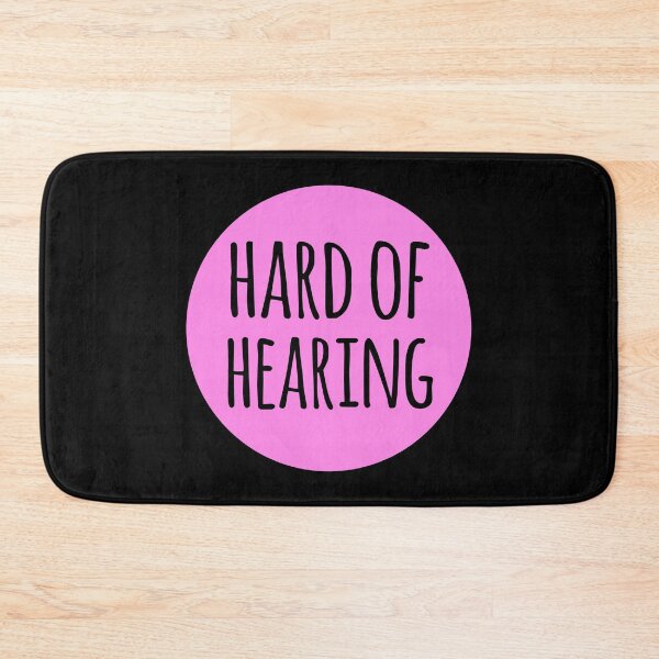 Item preview, Pink Hard of Hearing Premium designed and sold by Design-Maniya.