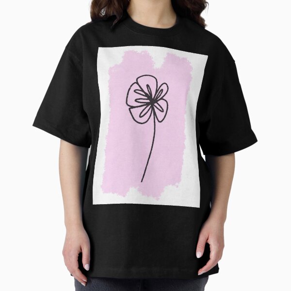 Pink flower #2 Oversized T-Shirt