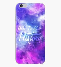 Born to Make History Watercolor iPhone Case