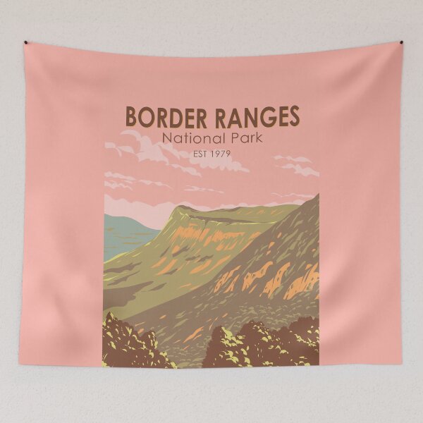 Item preview, Border Ranges National Park Australia Vintage designed and sold by KrisSidDesigns.