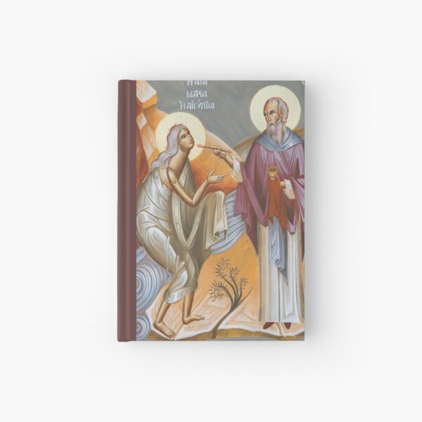 St Mary of Egypt and St Zosimas Hardcover Journal