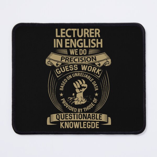 Item preview, Lecturer In English T Shirt - We Do Precision Job Gift Item Tee designed and sold by paneczkopat.