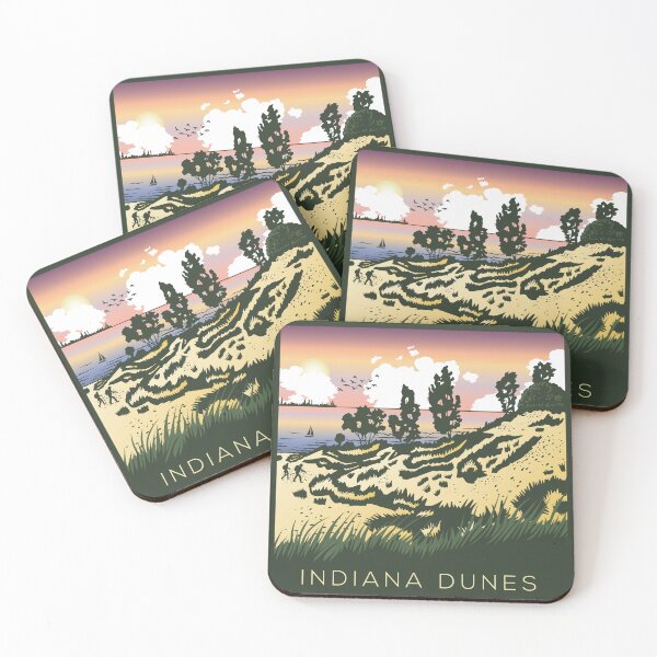Item preview, Hikers Delight Indiana Dunes Poster designed and sold by indianadunes.