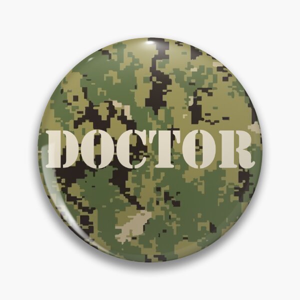Item preview, Marine Pattern (MARPAT), NWU typeIII AOR-2, digital camouflage pattern swatch. US. Marines, US.navy - text: DOCTOR, typographic designed and sold by NineJuly.