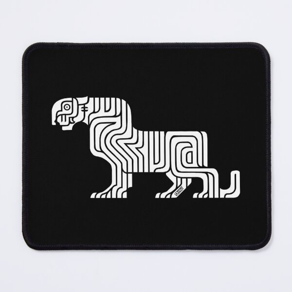 Hidden Tiger (monochrome) Mouse Pad