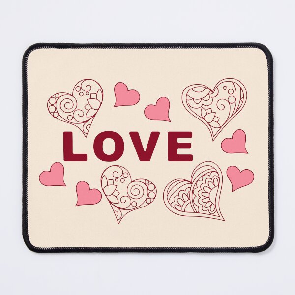 Item preview, zen doodle valentine heartz love designed and sold by AlinNova.