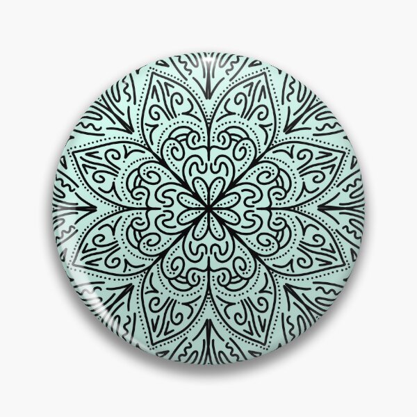 Item preview, Flower Mandala Black designed and sold by mh-art-.