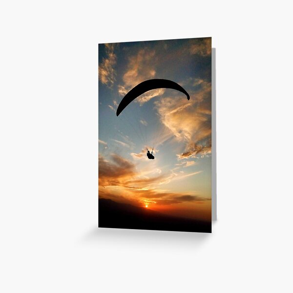 PARAPENTE STYLE DE VIE Carte de vœux