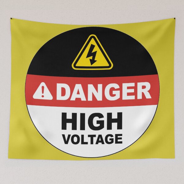 Item preview, Danger High Voltage Logo designed and sold by BerryCats.