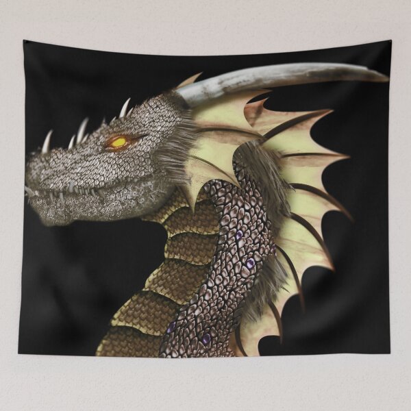 Item preview, Mystical Creature Horror Fictional-Bright Yellow Dragon designed and sold by MAEffects.