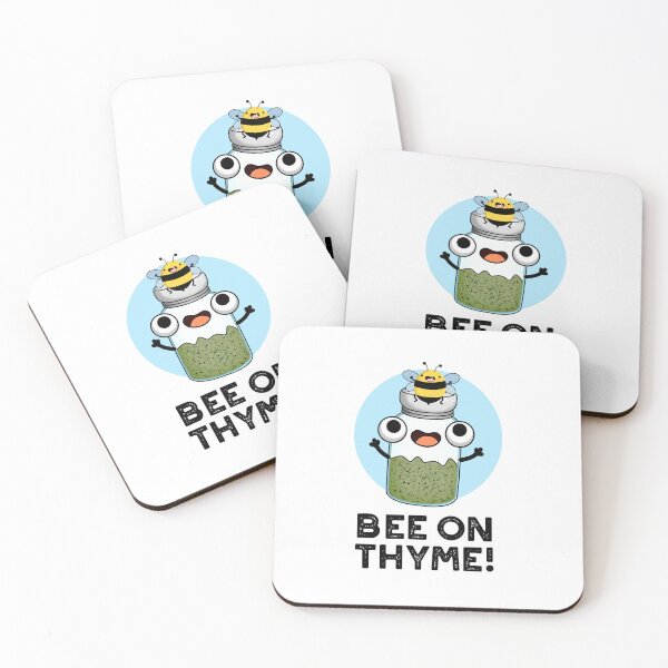 Item preview, Bee On Thyme Funny Herb Bug Puns  designed and sold by punnybone.