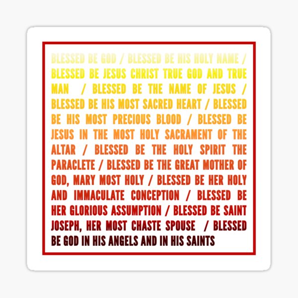 Item preview, Divine Praises designed and sold by Rebecca Hoven.