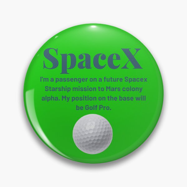 Item preview, Spacex golf pro designed and sold by wildwesdesigns.