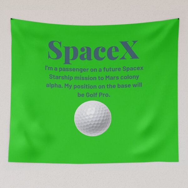 Item preview, Spacex golf pro designed and sold by wildwesdesigns.