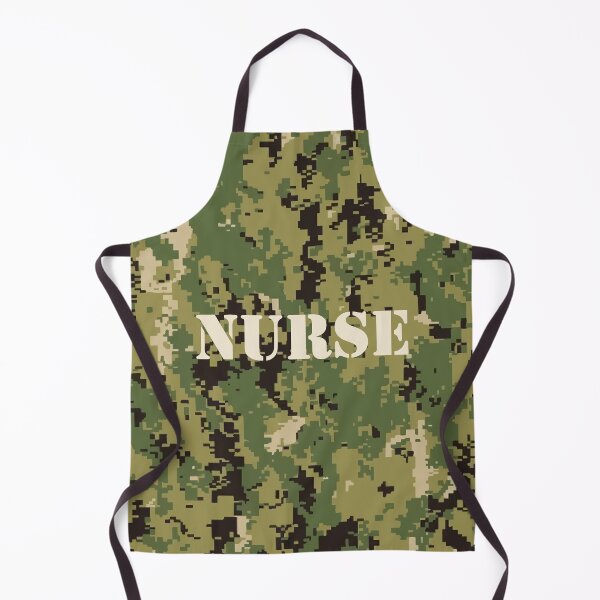 Item preview, Marine Pattern (MARPAT), NWU typeIII AOR-2, digital camouflage pattern swatch. US. Marines, US.navy - text: NURSE, typographic designed and sold by NineJuly.