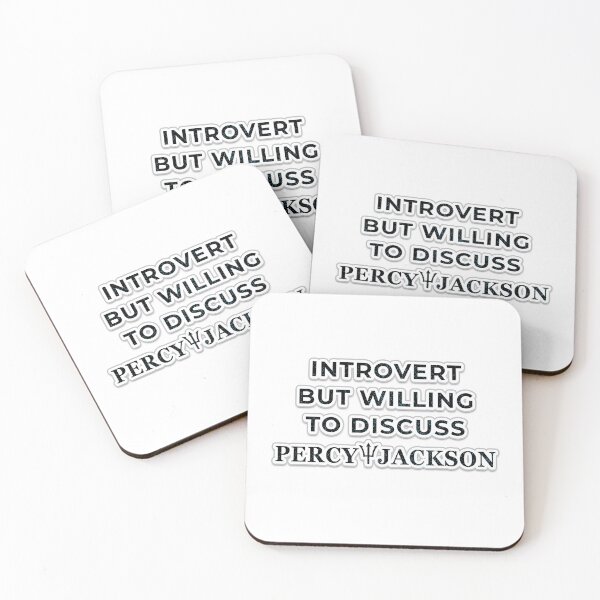 Item preview, Introvert but willing to discuss Percy Jackson designed and sold by MultiFandomFan.