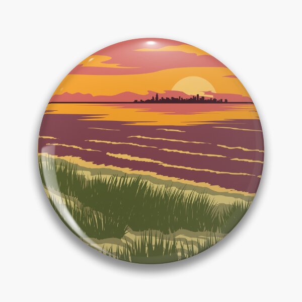 Item preview, Lake Michigan Indiana Dunes Poster designed and sold by indianadunes.