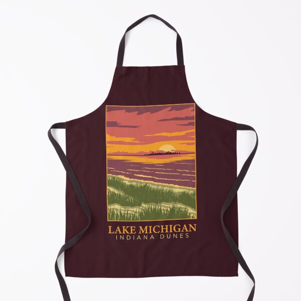 Item preview, Lake Michigan Indiana Dunes Poster designed and sold by indianadunes.