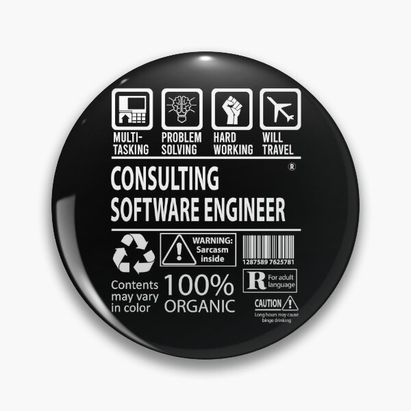 Item preview, Consulting Software Engineer T Shirt - MultiTasking Certified Job Gift Item Tee designed and sold by andahanson.