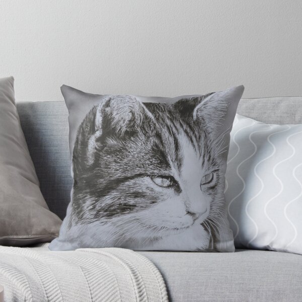 Item preview, "Tabby" - Cat portrait designed and sold by RmvPortraitsArt.
