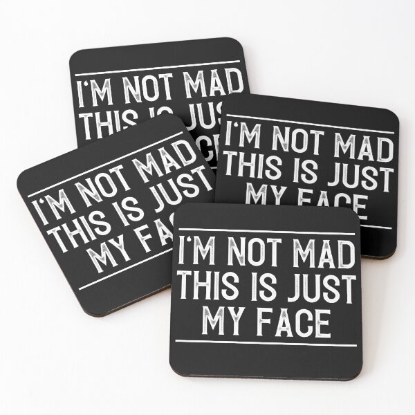 Item preview, I'm not mad this is just my face designed and sold by pnkpopcorn.