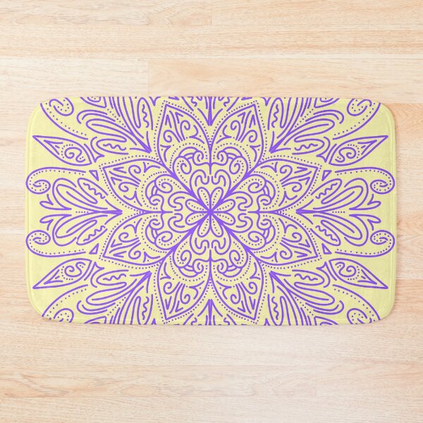 Artikelvorschau, Blumen-Mandala Lila entworfen und verkauft von mh-art-.