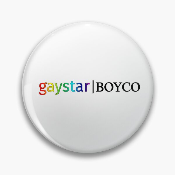Item preview, gaystar boyco rainbow + black text designed and sold by MLEntertainment.