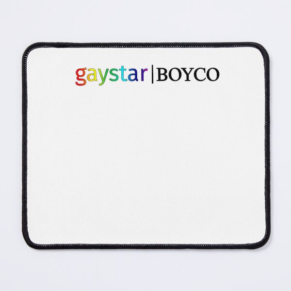 Item preview, gaystar boyco rainbow + black text designed and sold by MLEntertainment.