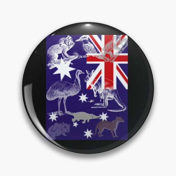 Item preview, AUSSIE FLAG WITH ANIMALS designed and sold by Highhocreations.