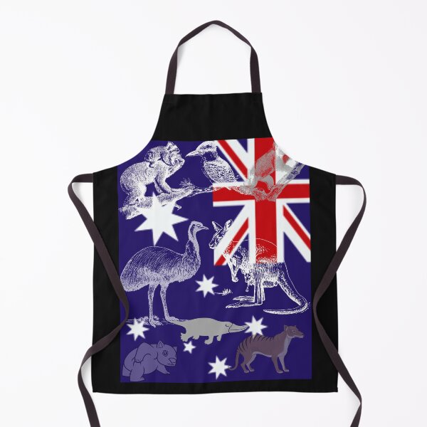 Item preview, AUSSIE FLAG WITH ANIMALS designed and sold by Highhocreations.
