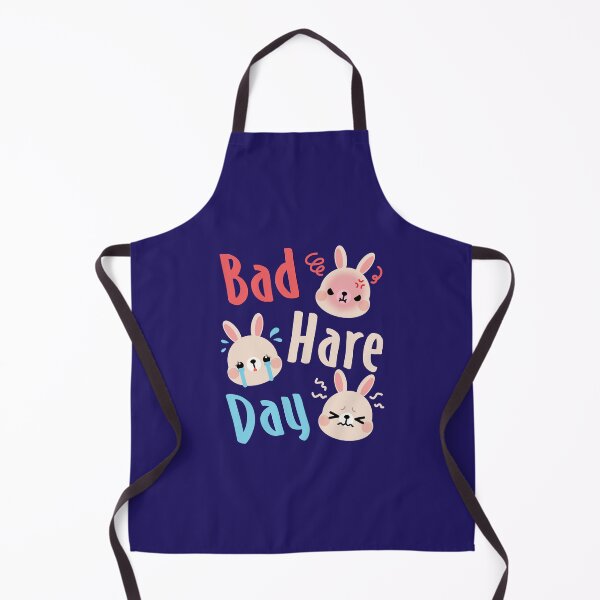 Item preview, Bad Hare Day Funny Rabbit Bunny Pun designed and sold by jaygo.