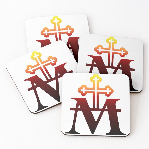 Item preview, Fire Marian Symbol / Cross Catholic designed and sold by Rebecca Hoven.