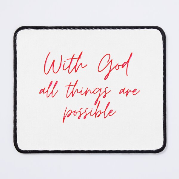 Item preview, All things are possible with God designed and sold by For-you-and-Me.