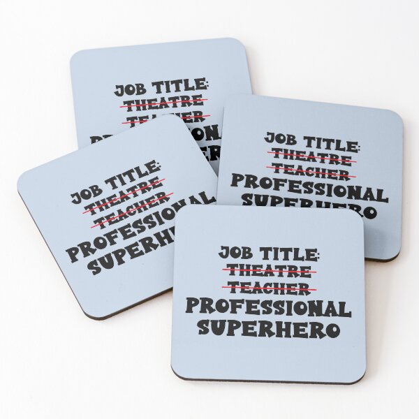 Item preview, Theatre Teacher or Professional Superhero designed and sold by Theatre Thoughts.