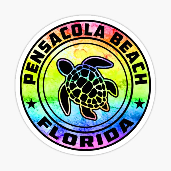 Item preview, Pensacola Beach Beach Florida Sea Turtle FL designed and sold by DESTINATIONS DECAL.