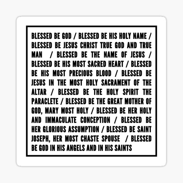 Item preview, The Divine Praises designed and sold by Rebecca Hoven.
