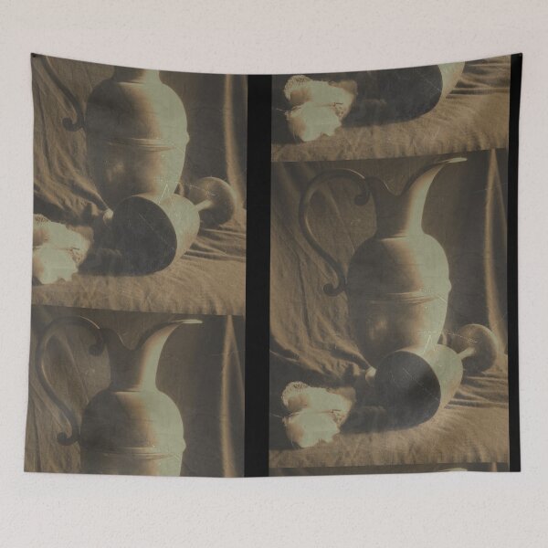 Item preview, Pitcher With Chalice Still Life Distressed Photography Design designed and sold by EarthArtDesigns.