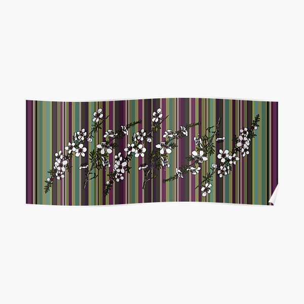 Manuka Stripe Poster