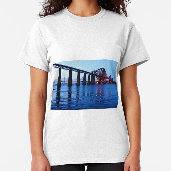 Forth Rail Bridge at Dusk Classic T-Shirt