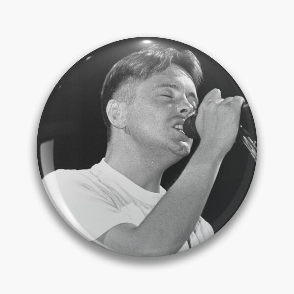 Item preview, Bernard Sumner New Order BW Photograph designed and sold by ConcertImages.