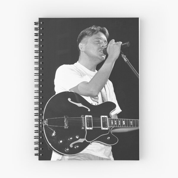 Item preview, Bernard Sumner New Order BW Photograph designed and sold by ConcertImages.