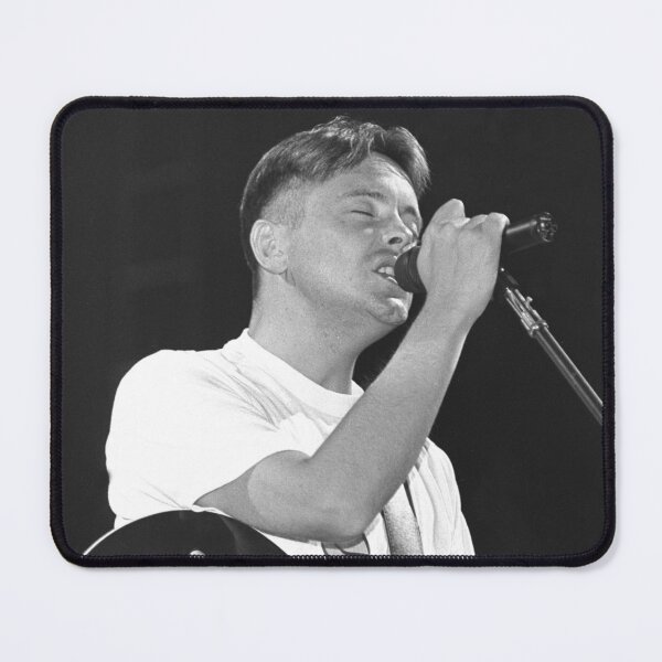 Item preview, Bernard Sumner New Order BW Photograph designed and sold by ConcertImages.
