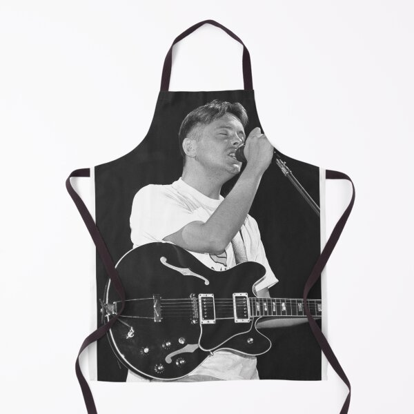 Item preview, Bernard Sumner New Order BW Photograph designed and sold by ConcertImages.