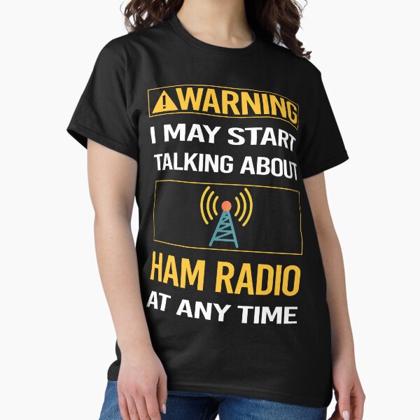 Artikel-Vorschau von Lustige Warnung Ham Radio Amateurfunk, designt und verkauft von ArydeaNoriega.