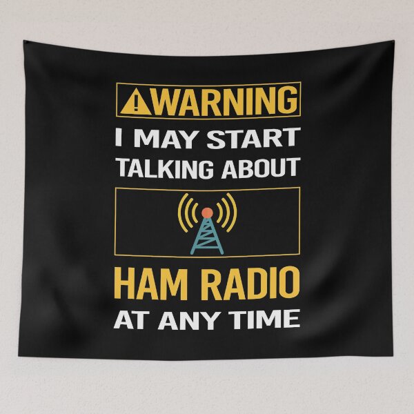 Item preview, Funny Warning Ham Radio Amateur Radio designed and sold by ArydeaNoriega.