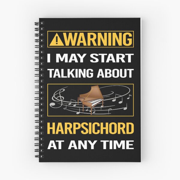 Item preview, Funny Warning Harpsichord Harpsichordist designed and sold by ArydeaNoriega.