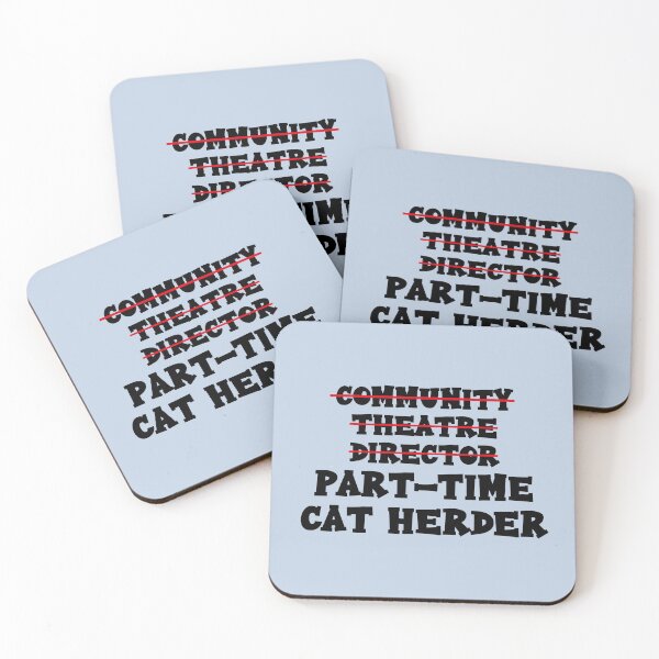 Item preview, Community Theater Director or Cat Herder designed and sold by Theatre Thoughts.